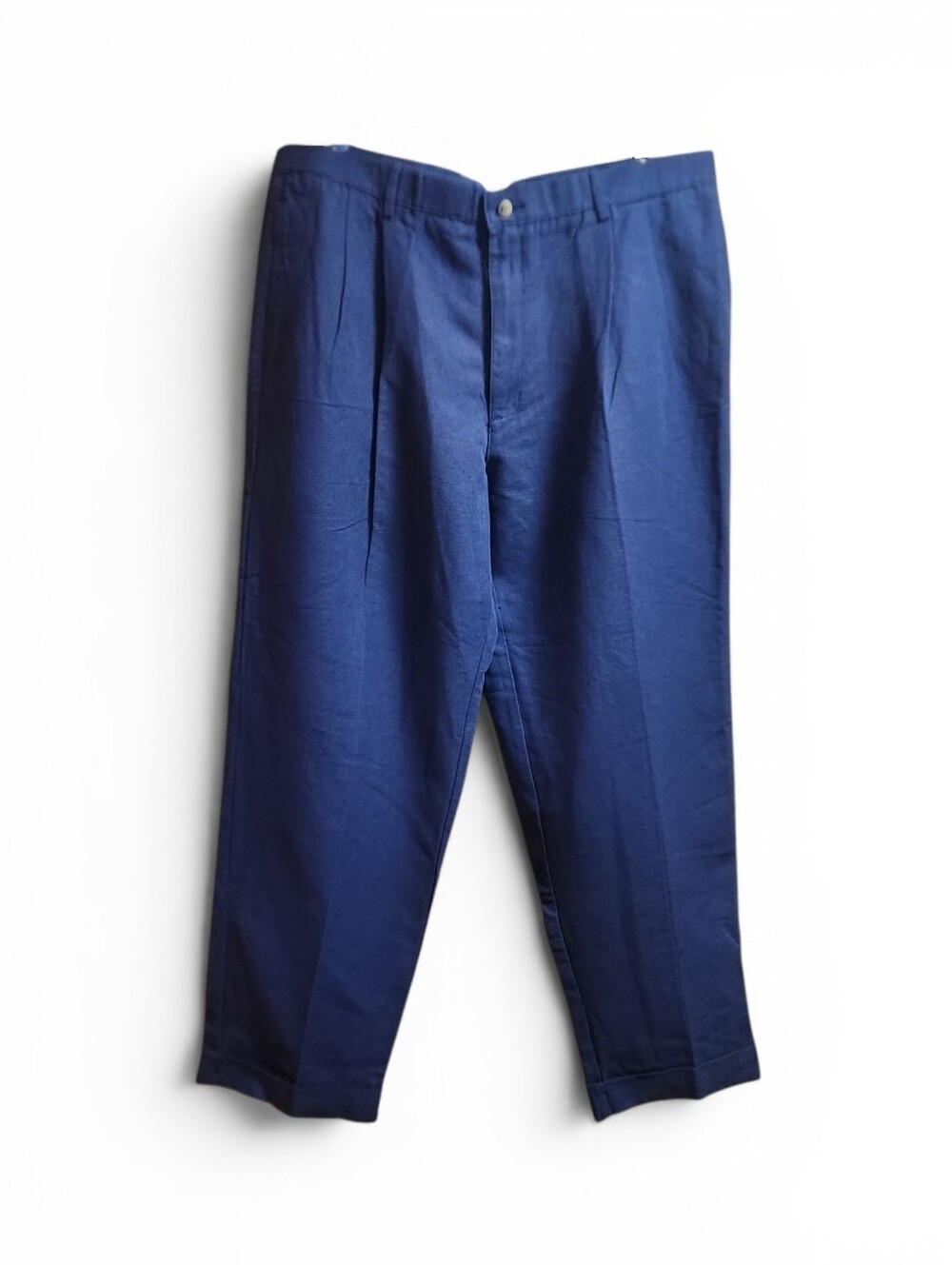 Club Room Navy Blue Pleated Chinos
